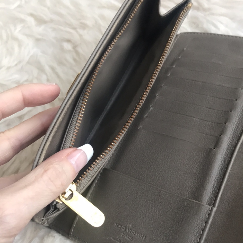 Authentic Louis Vuitton long Wallet Portefeuille Amelia Mahina - Picture 10 of 13
